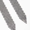 Fabric Skinny Diamante Tie Scarf
