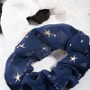 Fabric Star Detail Pack Scrunchies