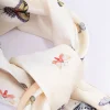 Fabric Yellow Butterfly Printed Scarf