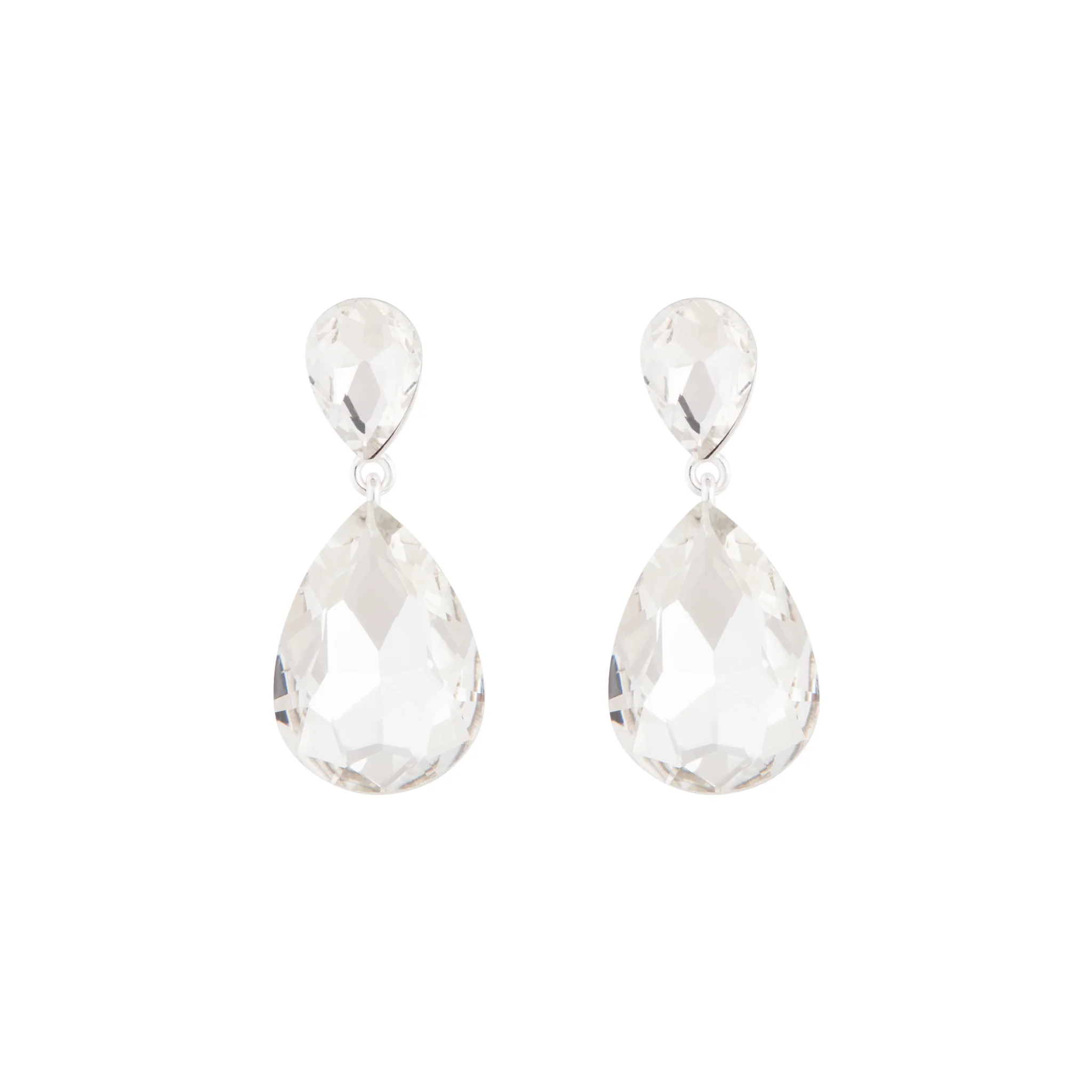 3259-faceted-silver-teardrop-earrings-1.webp Faceted Silver Teardrop Earrings