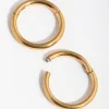 Fine Gold Plated Surgical Steel Sleeper Earrings 8MM
