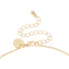 Gold Plated Cubic Zirconia & Pearl Rosary Necklace