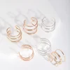 Fine Modern Cuff Toe Ring Pack