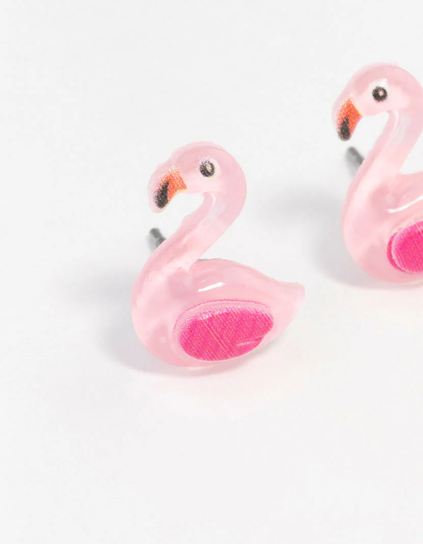 Flamingo Stud Earrings