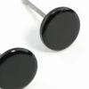 3285-flat-black-disc-stud-earrings-5.webp Flat Black Disc Stud Earrings
