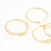 329-gold-plated-cubic-zirconia-plain-rings-5-pack-2.webp Gold Plated Cubic Zirconia & Plain Rings 5-Pack