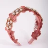 Flower & Embellished Lace Alice Band