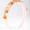 Flower Cluster Embellished Headband