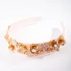 Flower Cluster Embellished Headband