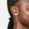 Flower Daisy White Stud Earrings