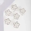 Flower Pearl Hair Jewels 6-Pack