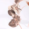 Flower PU Leather Alice Band