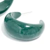 3301-forest-green-wide-marbled-hoop-earrings-5.webp Forest Green Wide Marbled Hoop Earrings