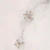 Frosted Acrylic Beaded Flower Headband