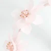 Frosted Flower Acrylic Alice Band