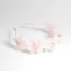 Frosted Flower Acrylic Alice Band