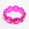 3313-fuchsia-chunky-diamante-stretch-bracelet-1.webp Fuchsia Chunky Diamante Stretch Bracelet