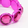 3313-fuchsia-chunky-diamante-stretch-bracelet-2.webp Fuchsia Chunky Diamante Stretch Bracelet