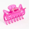 Fuchsia Mini Bow Claw Clip
