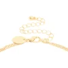 332-gold-plated-cubic-zirconia-bezel-cross-layered-necklace-3.webp Gold Plated Cubic Zirconia Bezel & Cross Layered Necklace