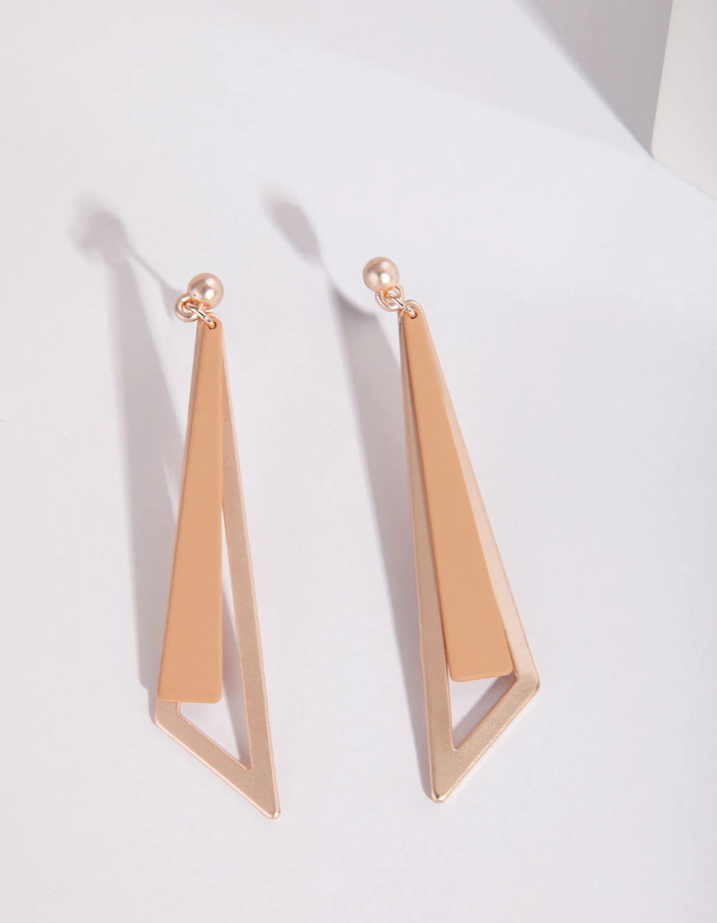 3331-geometric-rose-gold-rubber-drop-earrings-3.webp Geometric Rose Gold Rubber Drop Earrings