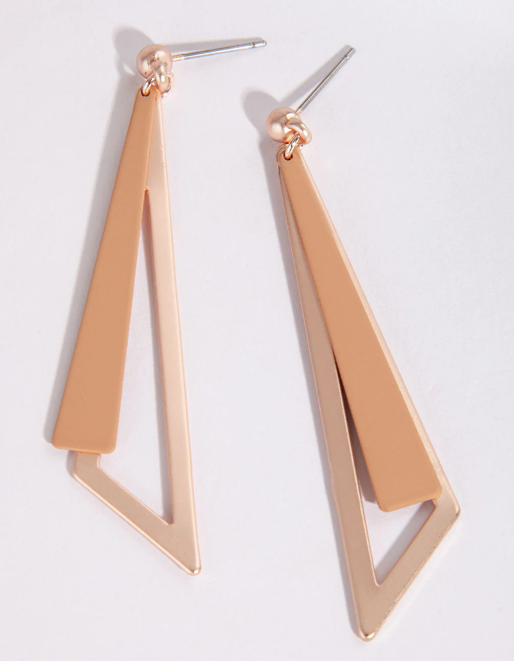 3331-geometric-rose-gold-rubber-drop-earrings-4.webp Geometric Rose Gold Rubber Drop Earrings
