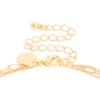 336-gold-plated-cubic-zirconia-bezel-triple-layered-chain-necklace-3.webp Gold Plated Cubic Zirconia Bezel Triple Layered Chain Necklace