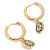 345-gold-plated-cubic-zirconia-evil-eye-circle-huggie-earrings-2.webp Gold Plated Cubic Zirconia Evil Eye Circle Huggie Earrings