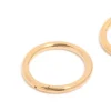 Gold Plated Titanium Fine Sleeper Earrings 6mm