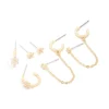 350-gold-plated-cubic-zirconia-flower-chain-mixed-earrings-4-pack-1.webp Gold Plated Cubic Zirconia Flower Chain & Mixed Earrings 4-Pack