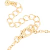 352-gold-plated-cubic-zirconia-flower-outline-bracelet-3.webp Gold Plated Cubic Zirconia Flower Outline Bracelet