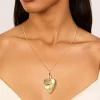 356-gold-plated-cubic-zirconia-heart-cross-necklace-1.webp Gold Plated Cubic Zirconia Heart Cross Necklace