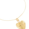 356-gold-plated-cubic-zirconia-heart-cross-necklace-2.webp Gold Plated Cubic Zirconia Heart Cross Necklace