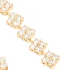 364-gold-plated-cubic-zirconia-multi-flower-drop-earrings-5.webp Gold Plated Cubic Zirconia Multi Flower Drop Earrings