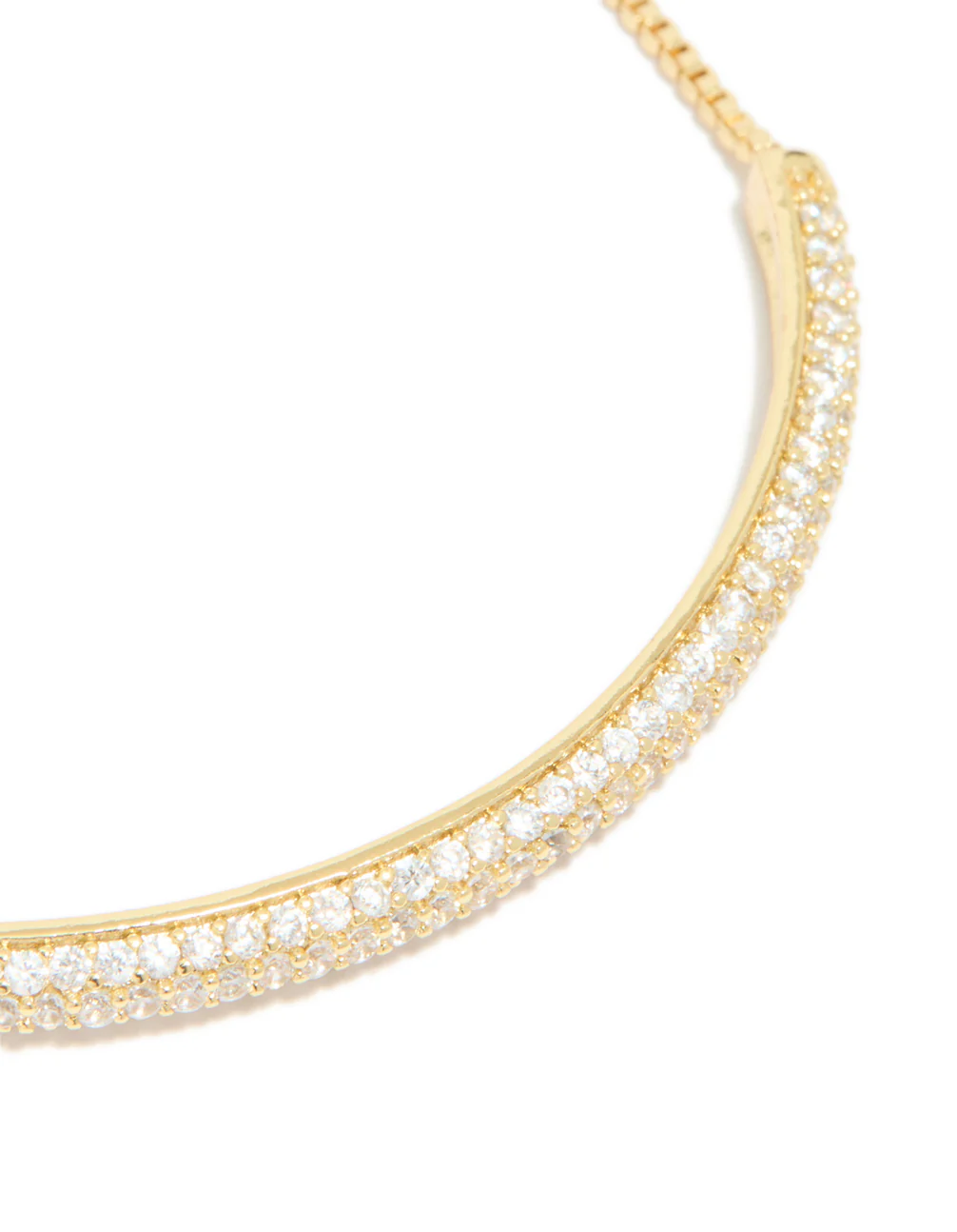367-gold-plated-cubic-zirconia-pave-toggle-bracelet-4.webp Gold Plated Cubic Zirconia Pavé Toggle Bracelet