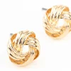 37-gold-textured-knot-stud-earrings-3.webp Gold Textured Knot Stud Earrings