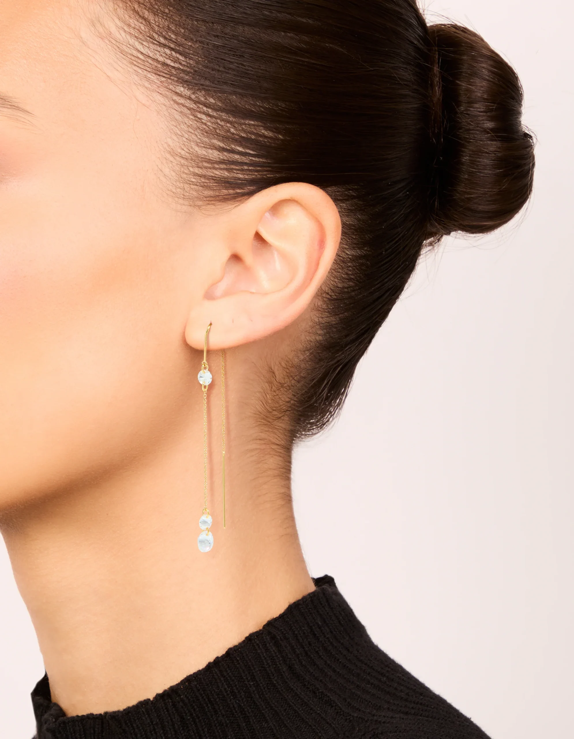 373-gold-plated-cubic-zirconia-thread-through-earrings-1.webp Gold Plated Cubic Zirconia Thread Through Earrings