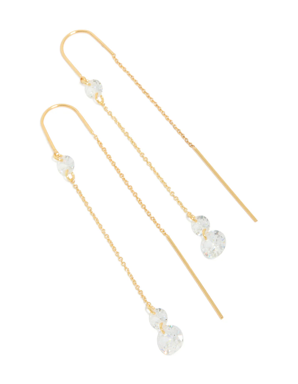 373-gold-plated-cubic-zirconia-thread-through-earrings-2.webp Gold Plated Cubic Zirconia Thread Through Earrings
