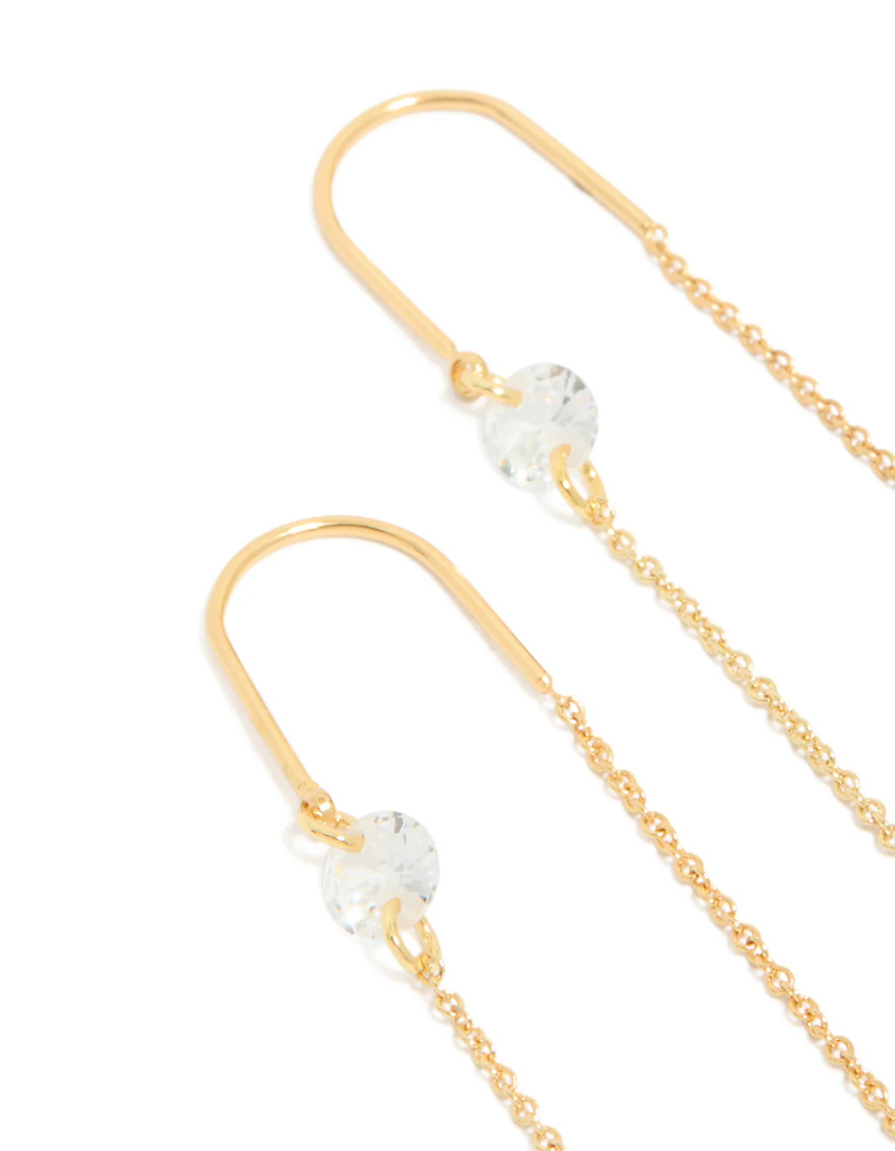 373-gold-plated-cubic-zirconia-thread-through-earrings-4.webp Gold Plated Cubic Zirconia Thread Through Earrings