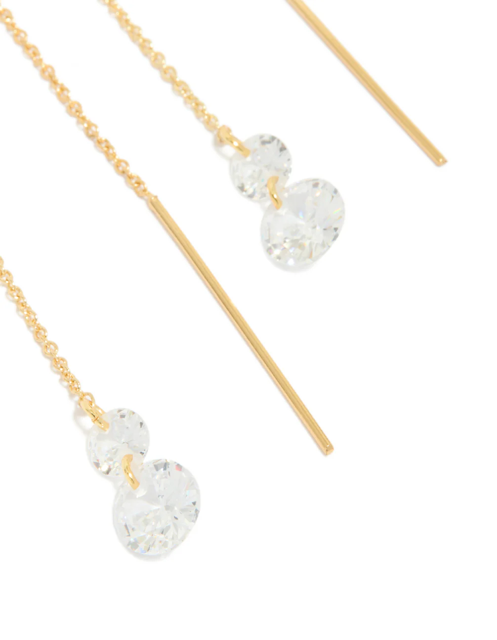 373-gold-plated-cubic-zirconia-thread-through-earrings-5.webp Gold Plated Cubic Zirconia Thread Through Earrings