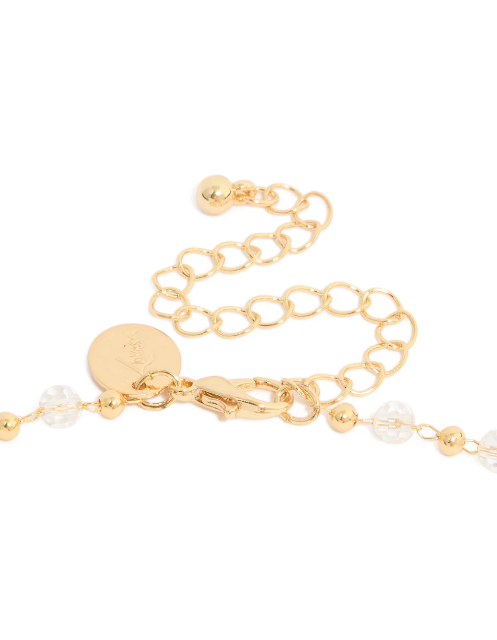 376-gold-plated-dainty-beaded-rosary-cross-y-necklace-3.webp Gold Plated Dainty Beaded Rosary Cross Y-Necklace