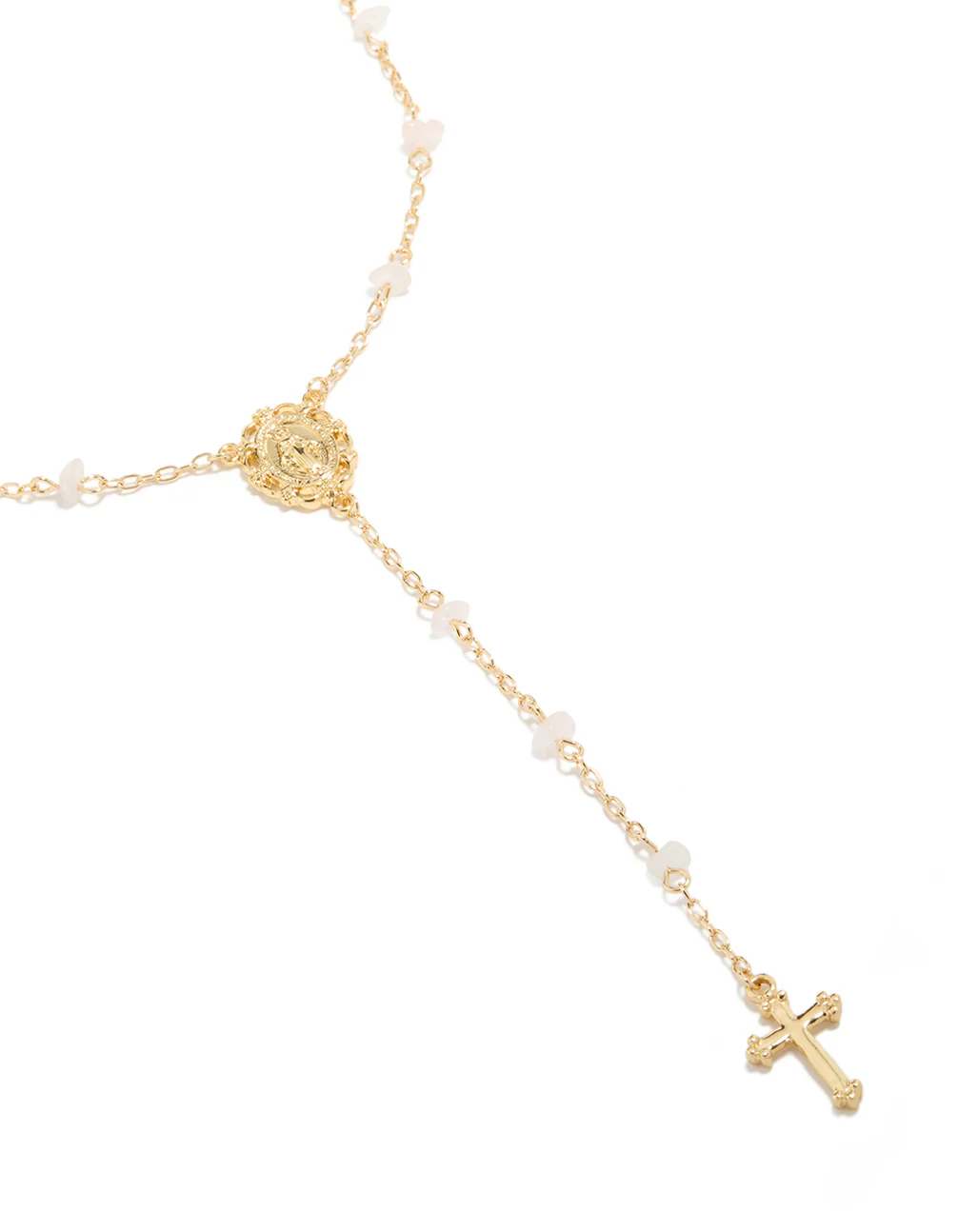377-gold-plated-dainty-semi-precious-stone-chip-rosary-necklace-1.webp Gold Plated Dainty Semi Precious Stone Chip Rosary Necklace