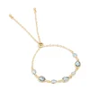 378-gold-plated-deep-blue-cubic-zirconias-large-toggle-bracelet-2.webp Gold Plated Deep Blue Cubic Zirconias Large Toggle Bracelet