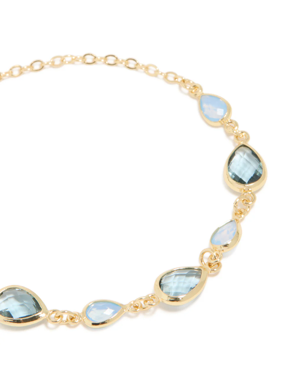 378-gold-plated-deep-blue-cubic-zirconias-large-toggle-bracelet-4.webp Gold Plated Deep Blue Cubic Zirconias Large Toggle Bracelet