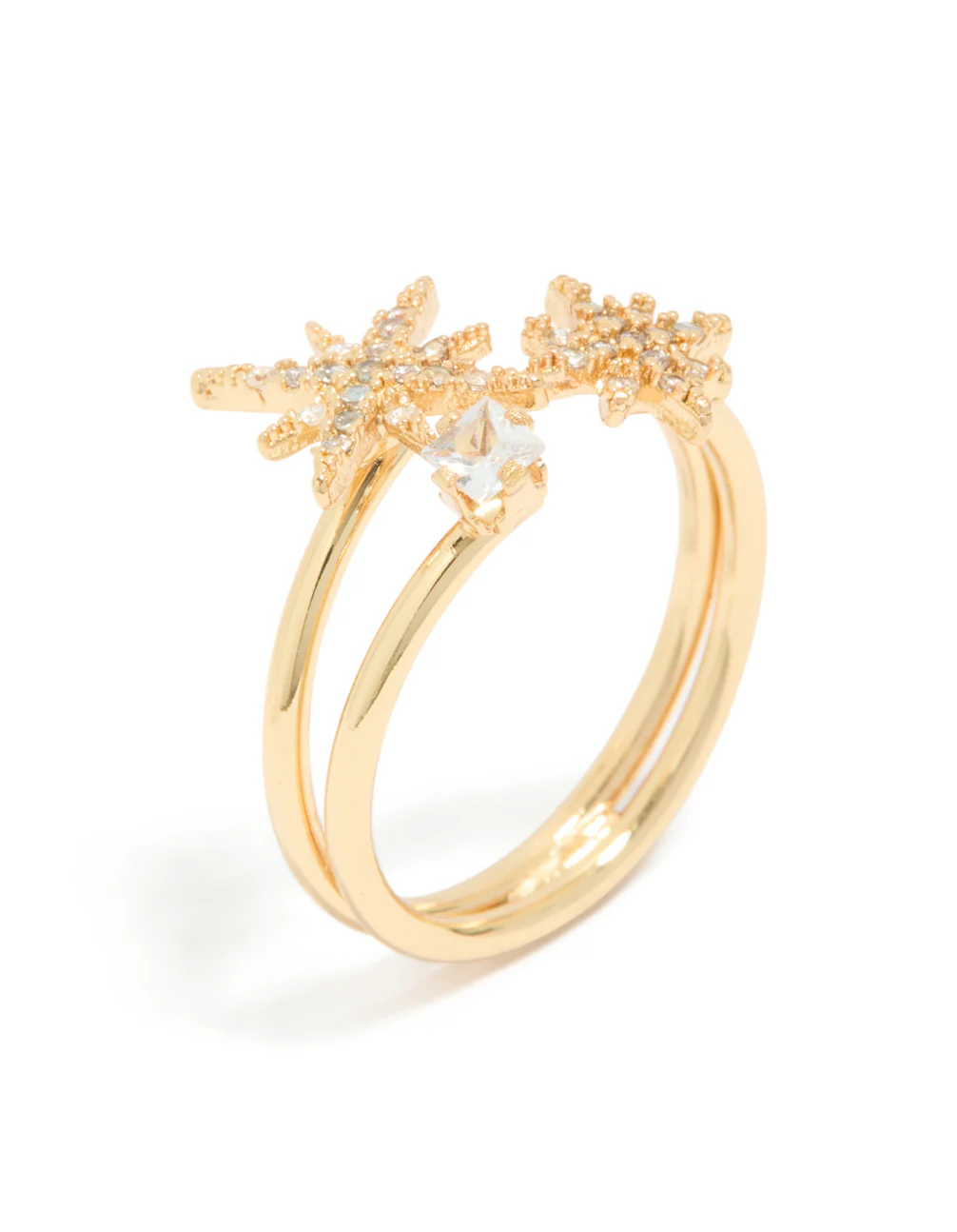 379-gold-plated-diamante-celestial-layered-ring-4.webp Gold Plated Diamante Celestial Layered Ring