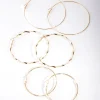 Gold Plated Hoop Pack