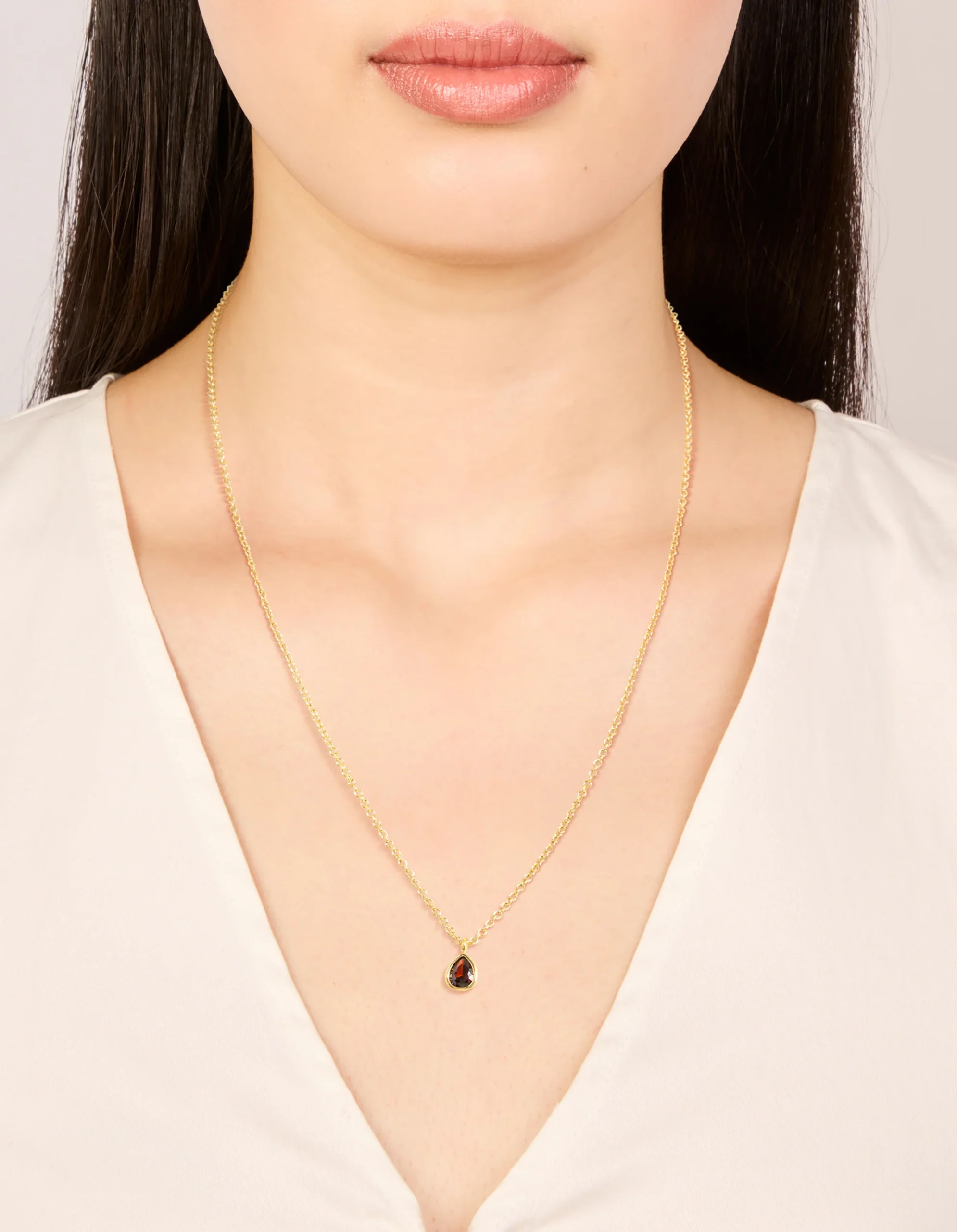 388-gold-plated-july-birthstone-necklace-1.webp Gold Plated July Birthstone Necklace