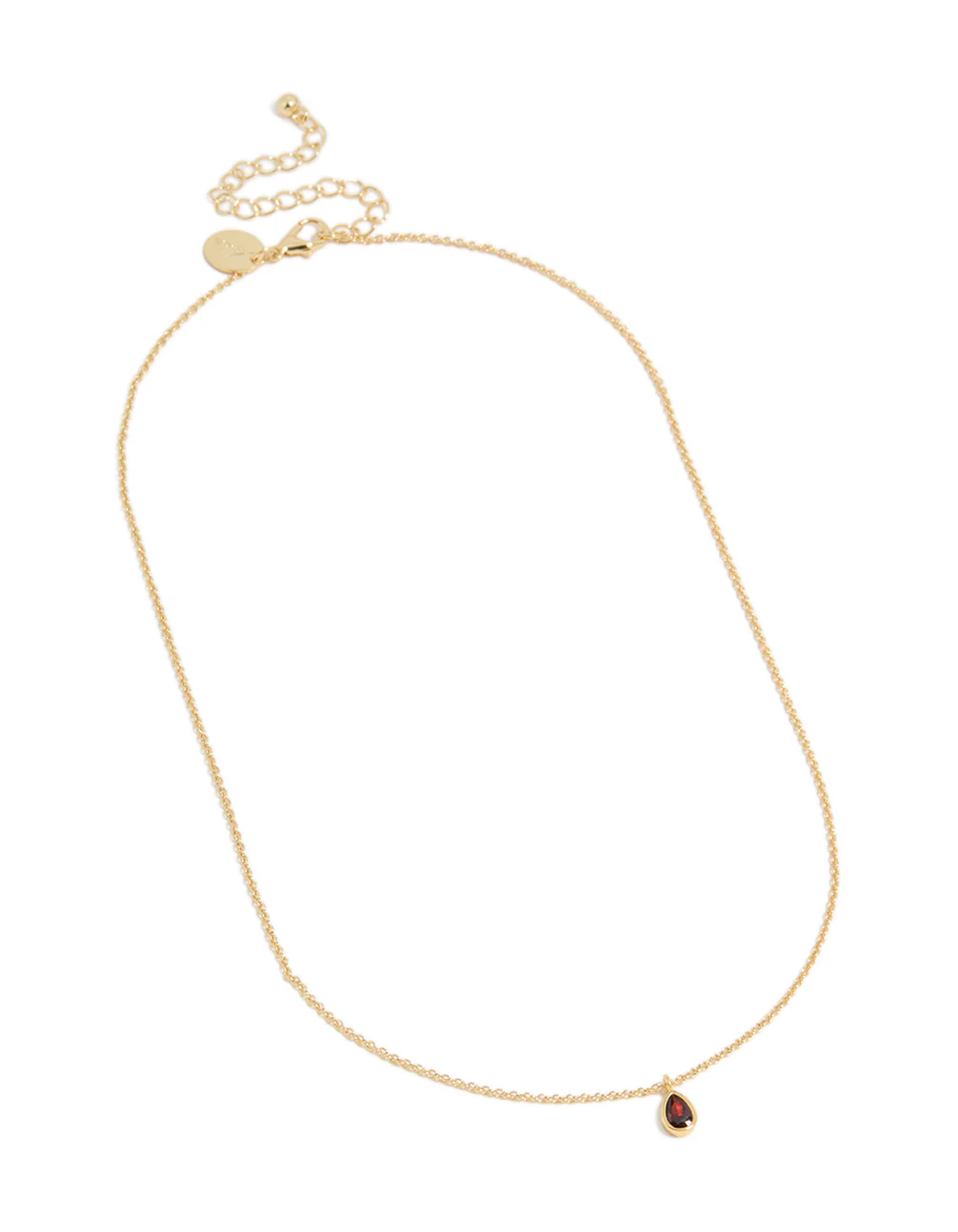 388-gold-plated-july-birthstone-necklace-4.webp Gold Plated July Birthstone Necklace