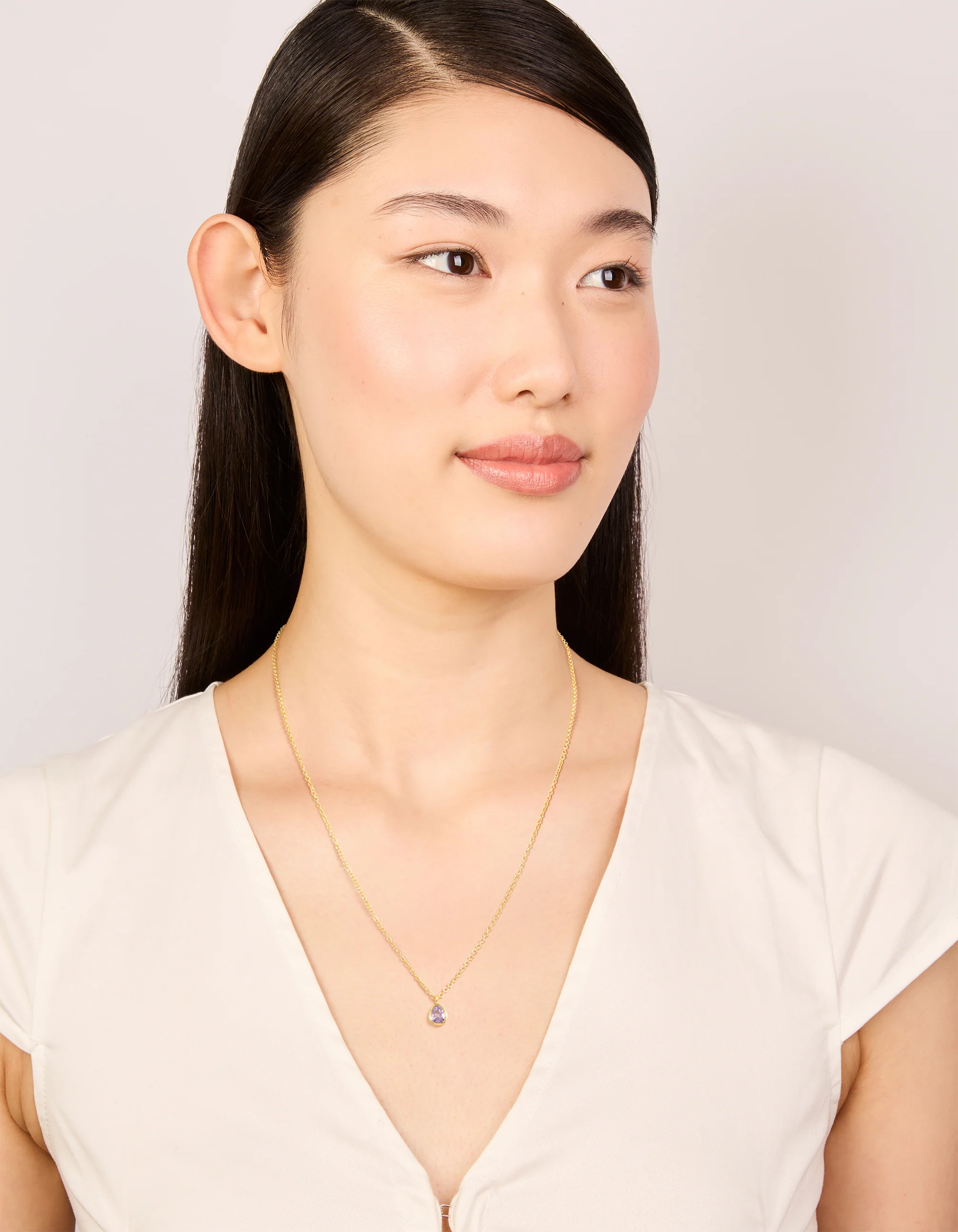389-gold-plated-june-birthstone-necklace-3.webp Gold Plated June Birthstone Necklace