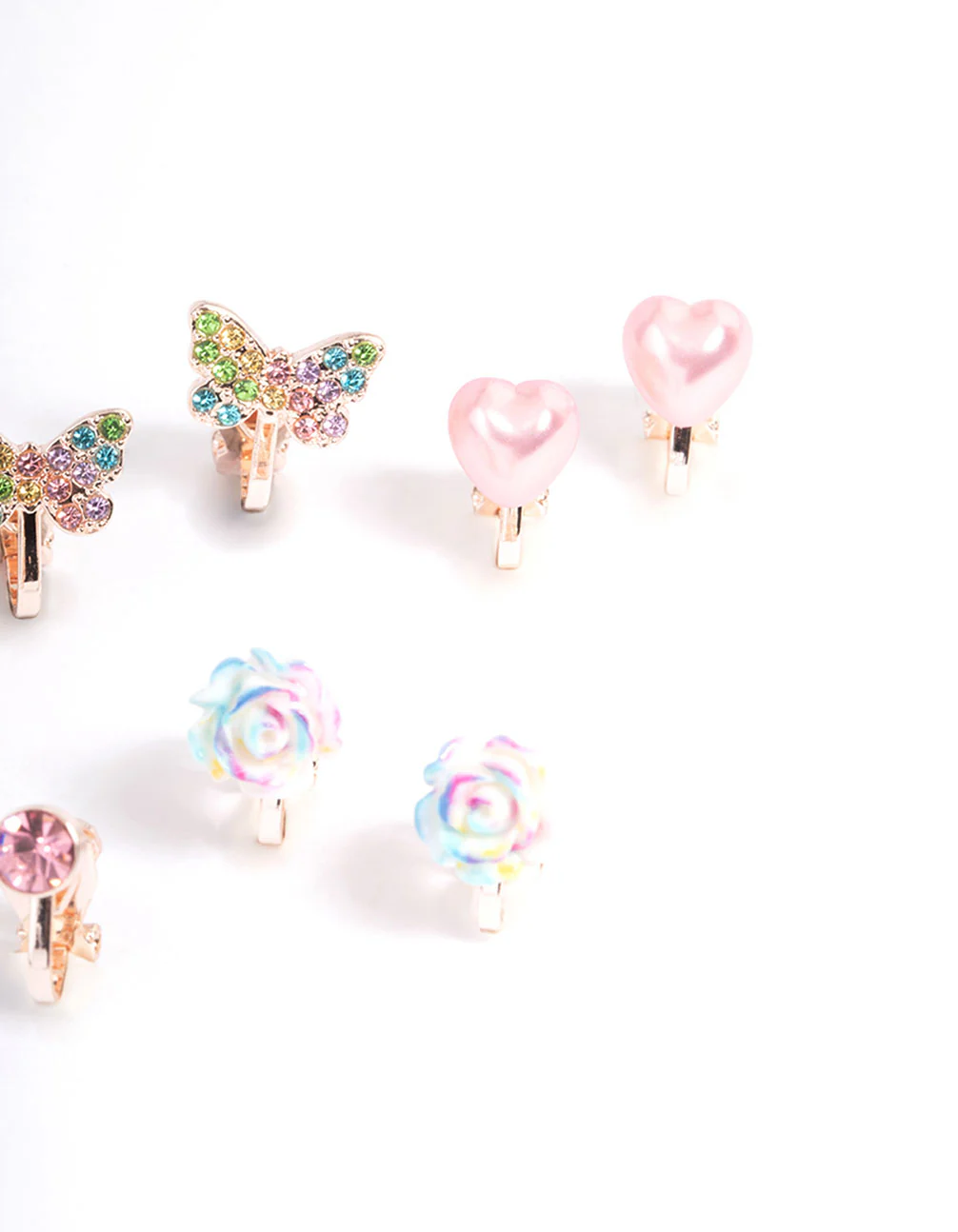 39-kids-ombre-rose-clip-on-earrings-5-pack-3.webp Kids Ombre Rose Clip On Earrings 5-Pack